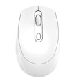 Miniatyrbillede 1 af 4: Ergonomisk 2.4G trådløs lydløs mus 1600dpi hvid