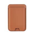 Magnetisk plånbok, MagSafe stark magnet Läderkorthållare (brown)
