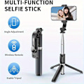 Miniatyrbillede 4 af 5: Smartphone Selfie Stick med Fjernbetjening 360 Graders Rotation