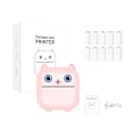 Miniatyrbillede 1 af 5: Bærbar Bluetooth Termisk Printer X15 Pink + 10 Ruller Termisk Papir