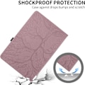 Miniatyrbild 4 av 5: Fodral för Lenovo Tab M11 11 2024 TB330FU Trädmönster rosa