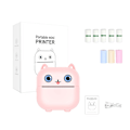 Miniatyrbillede 1 af 5: Bærbar Bluetooth Termisk Printer X15 Pink (5 ruller klistermærker + 3 ruller farvet papir)