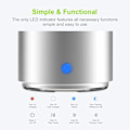 Miniatyrbillede 5 af 5: Bærbar Mini Bluetooth Højttaler Med Forbedret Bas Og High Definition Lyd Sølv