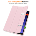Miniatyrbild 2 av 4: Fodral för Samsung Galaxy Tab S9 plus 12.4 2023 Enfärgat skyddsfodral rosa