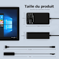 Miniatyrbild 3 av 5: 65W 15V 4A Laddare för Microsoft Surface Pro 8/7/6/5/4/3/X, Laddare med USB-port