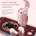 Miniatyrbild 5 av 5: True Wireless Bluetooth Hörlurar K520 lång batteritid digital display för batterinivå Svart