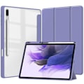 Miniatyrbild 1 av 4: Fodral för Samsung Galaxy TAB S9 PLUS/S9 FE PLUS 12.4 2023 Akryl Tablet Skyddsfodral - Lila