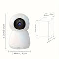 Pikkukuva 1 / 5: 4MP 360° Sisätilojen Älykäs Turvakamera 360° Panorointi/Kallistus Kotiturvakamera