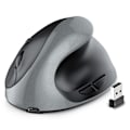 Miniatyrbillede 1 af 3: Genopladelig trådløs ergonomisk mus, lydløs, grå