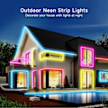 Miniatyrbillede 5 af 5: LED Neon Lys IP65 Silikone Fleksibel 18M Med Fjernbetjening App Kontrol