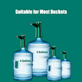 Miniatyrbilde 4 av 5: Vannpumpe for 5 gallon (ca. 1,5 liter) vannflaske dispenser USB-lader (gul)