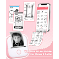 Miniatyrbillede 3 af 5: Bærbar Termisk Printer Blækfri Bluetooth Sleeve Printer Til Læring af Grafik, Anatomiske Diagrammer, Fotospink