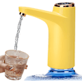 Miniatyrbillede 1 af 5: Vandflaskepumpe til 5 gallon (ca. 1,5 liter) vandflaske dispenser USB-oplader (gul)