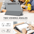 Miniatyrbild 5 av 5: TPU Smart Skyddsfodral för Lenovo Tab P12 12,7 tum 2023 med Auto Wake/Sleep-funktion Grå