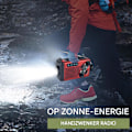 Miniatyrbild 2 av 5: Solradio, Handvevad Nödsituationer AM/FM Radio Ficklampa (Röd)