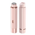 Pikkukuva 1 / 5: Naisten sähköinen parranajokone, 2 in 1 kivuton karvanpoisto, USB-lataus pinkki