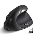 Miniatyrbillede 1 af 4: Trådløs 2.4G Ergonomisk Vertikal Mus sort