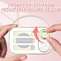 Miniatyrbild 3 av 5: Trådlös Bluetooth-högtalare Present till vänner Vit