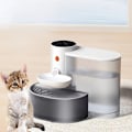 Miniatyrbild 2 av 5: Smart Katt Vattenfontän, USB Uppladdningsbar Automatisk Husdjursdricksfontän