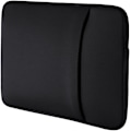 Miniatyrbillede 2 af 5: 15,6 tommer laptop sleeve taske blød polstret lynlåsdæksel med frontlomme og tilbehørspose sort