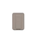 Magnetisk plånbok 2 i 1 korthållare och justerbart telefonstativ (Khaki)