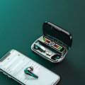 Miniatyrbild 5 av 5: True Wireless Bluetooth Hörlurar M12 LED färg touchskärm M12