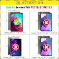 Miniatyrbild 2 av 5: TPU Smart Skyddsfodral för Lenovo Tab P12 12,7 tum 2023 med Auto Wake/Sleep-funktion Galaxy