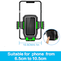Miniatyrbild 2 av 5: Biltelefonhållare 3 i 1 Multifunktionell 360° Roterande Justerbart Fällbart Ställ Lämplig För Alla Smartphones Svart