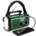 Solar Nødradio 10000Mah, Noaa Am/Fm, Sos Alarm