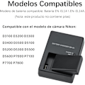 Miniatyrbillede 2 af 4: EN-EL14 Batterioplader MH-24 til Nikon P7000 P7100 P7700 P7800 D5100 D5200 D5300 D5500 D5600 D3100 D3200 D3300 D3500 Kamera