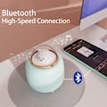 Miniatyrbild 3 av 5: Bluetooth-högtalare med ljus, justerbart dubbelt nattljus, lämplig för söt rumsinredning blå