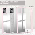 Miniatyrbild 2 av 5: Transparent Akryl Mjuk TPU Skyddsfodral för Lenovo M11 11 Tum (TB330FU) Tablet Fodral TB330FU Rosa