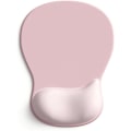 Miniatyrbild 1 av 4: Halkfri musmatta med memory foam och gel-handledsstöd (rosa)