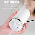 Miniatyrbillede 5 af 5: 5 gallon (ca. 5 liter) vandpumpe til flasker, USB-genopladelig pumpe (hvid)