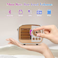 Miniatyrbild 2 av 5: Portabel Trådlös Bluetooth-högtalare Batteritid: 8 timmar beige
