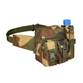 Miniatyrbillede 1 af 5: Mavetaske med vandflaskeholder til vandreture (Jungle camouflage)