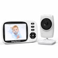 Miniatyrbillede 1 af 5: MC632A Babyalarm 3,2 tommer skærm med tovejs intercom, nattesyn og påmindelse om madning