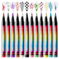 12 st Nagelkonstmarkörer, DIY Nagelkonstpennor