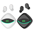 Miniatyrbild 2 av 5: True Wireless Bluetooth Hörlurar In-ear digital display, hög ljudkvalitet, lång batteritid Vit