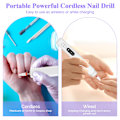 Miniatyrbild 4 av 4: Portabel Nagelfil Elektrisk Nagelfil