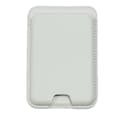 Magnetisk plånbok, MagSafe stark magnet Läderkorthållare (White)