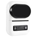 Bluetooth termisk skrivare med 1 rulle 40x30 etikettpapper Vit