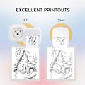 Pikkukuva 5 / 5: X7 Kannettava Bluetooth-lämpötulostin mobiilitulostin 3 rullalla lämpöpaperia, valkoinen