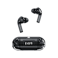 Pikkukuva 2 / 5: Aidot langattomat Bluetooth-kuulokkeet F80 digitaalinäytöllä, Bluetooth, läpinäkyvä kotelo, vihreä
