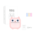 Pikkukuva 1 / 5: Kannettava Bluetooth-lämpötulostin X15 Pinkki + 3 rullaa värillistä paperia