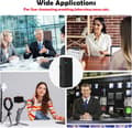 Miniatyrbillede 5 af 5: Trådløs Lavalier Mikrofon Med Støjreducerende Modtager Til Iphone/Ipad/Android Til Videooptagelse Interviews Gul