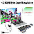 Miniatyrbillede 2 af 5: 3 i 1 Type C USB 3.1 til HDMI Adapter Laptop Hub til Macbook Air Pro Surface