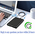 Miniatyrbilde 3 av 5: Ekstern diskettstasjon Diskettleser USB 3,5-tommers USB-diskettleser 1,44 MB FDD