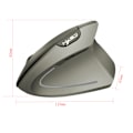 Pikkukuva 4 / 4: Ergonominen langaton pystyhiiri 2,4 GHz harmaa
