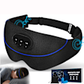 Pikkukuva 4 / 4: Langaton Bluetooth 5.4 Unisilmämaski Melu Musiikki Silmämaski Pimennys Mukava Uni